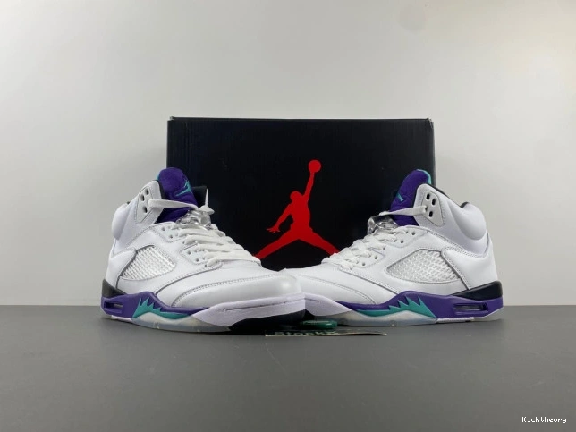 Kick Theory 136027-108 Grape 5 Air Jordan (2013) Retro 0820